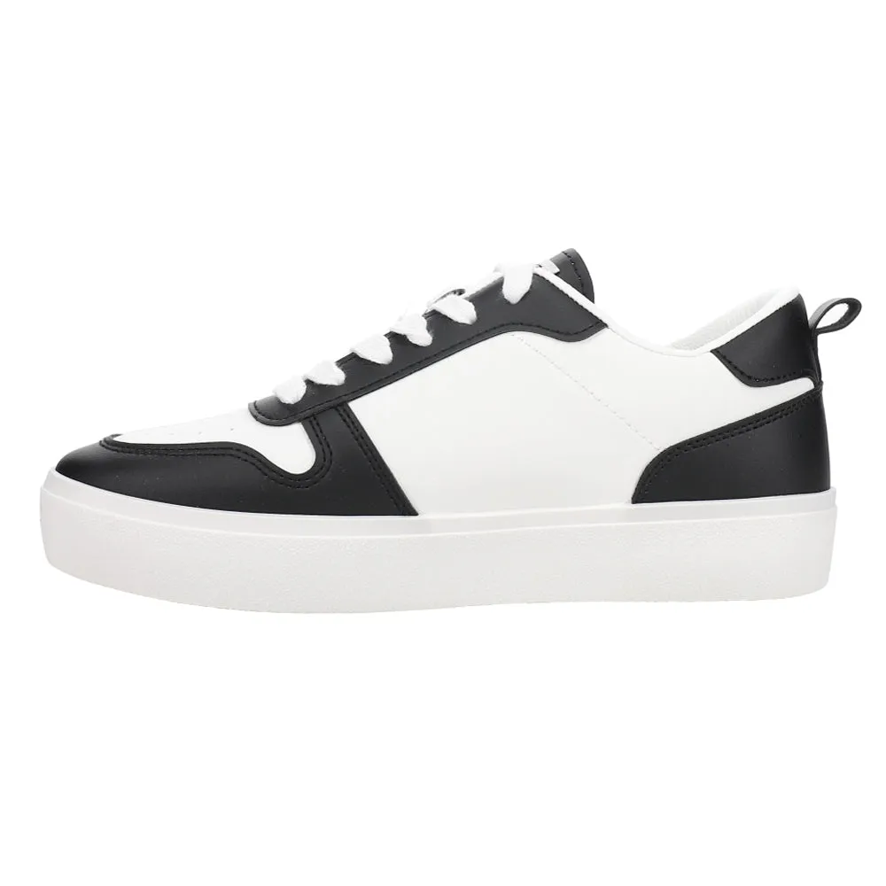 Aura Metallic Platform Lace Up Sneakers Steel Toe High Top Sneakers