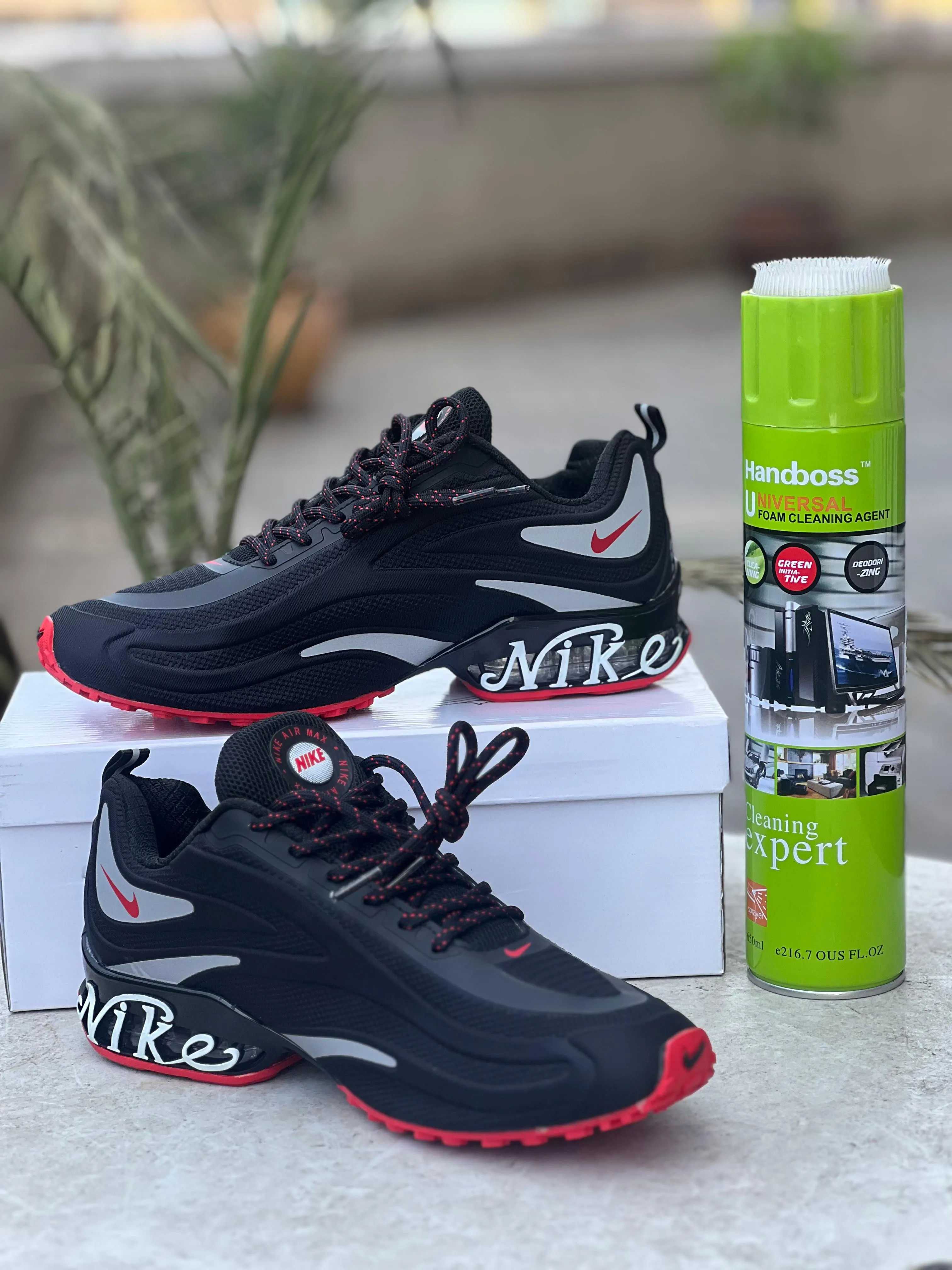 Nike Air Max Ultra Black Red  Bold Edition Sneakers For Everyday