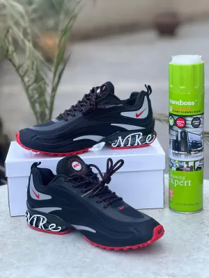 Vintage Style Sneakers Nike Air Max Ultra Black Red  Bold Edition