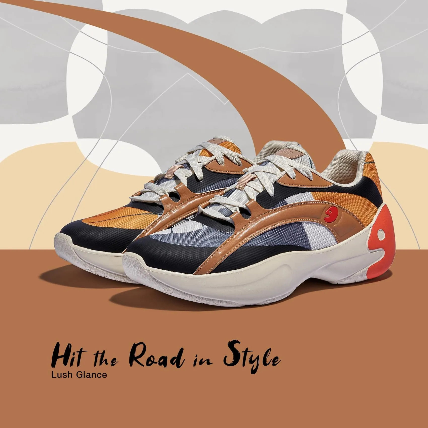 Streamline Geometry Salamanca II Men Street Wear Sneakers