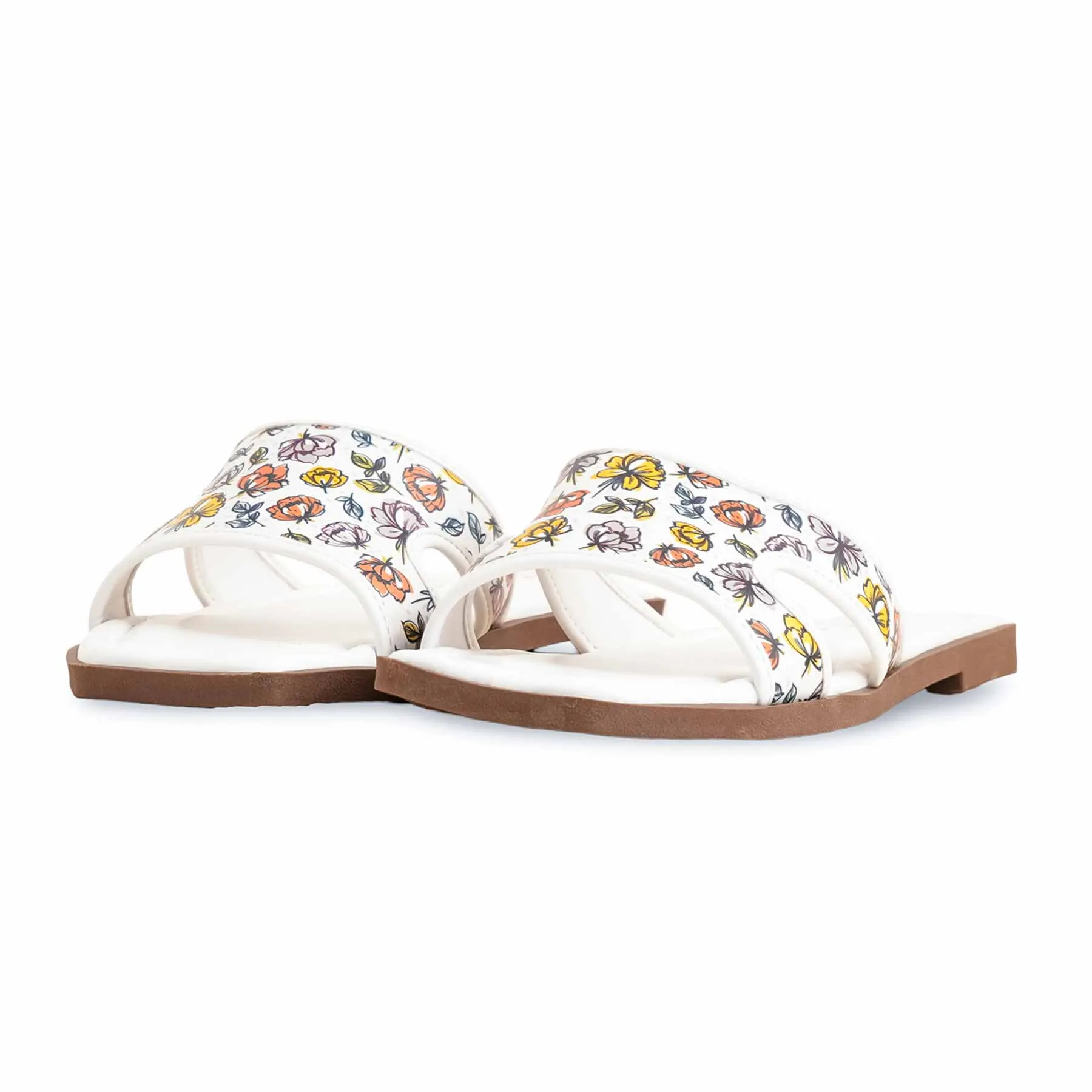 White Formal Women Slipper FR8350
