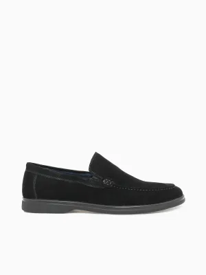 Resort Loafers Viserys Black Black suede