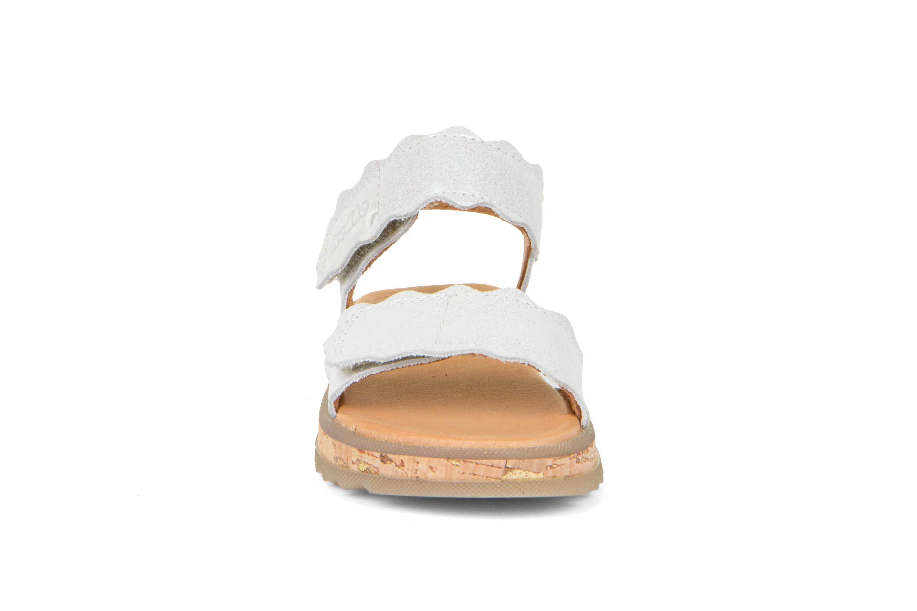 Wedge Sandals Wedding Froddo Girl's Alana Sandals - White Shine