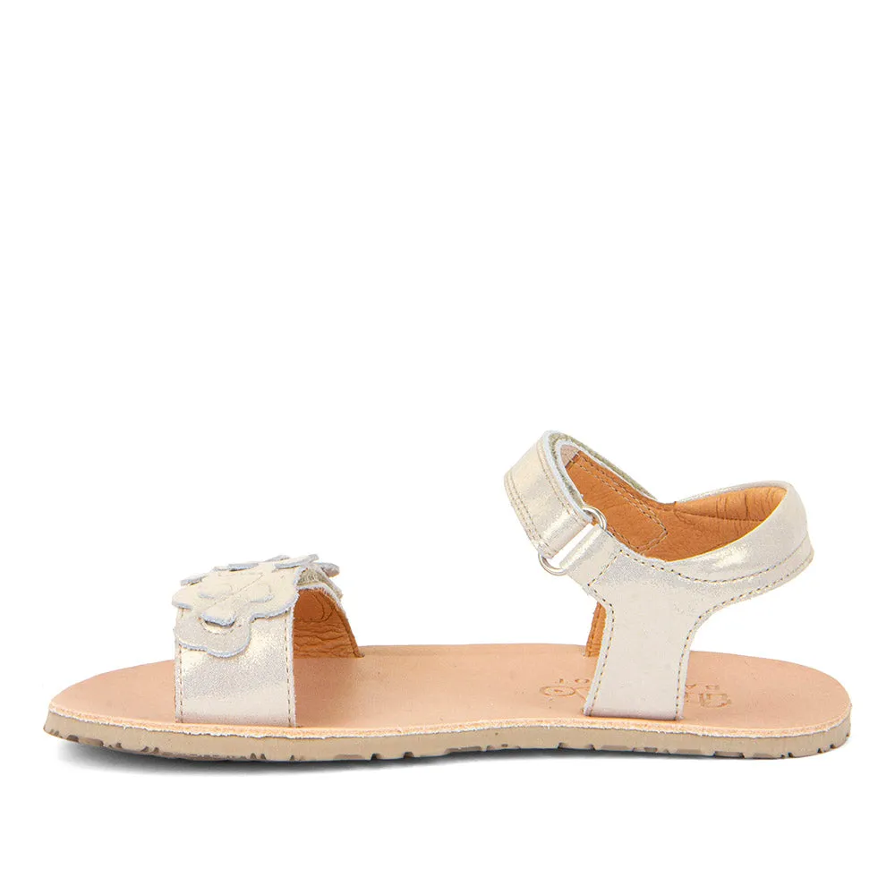 Sandals Jamacia Froddo Girl's Flexy Flowers Sandals - Gold Shine