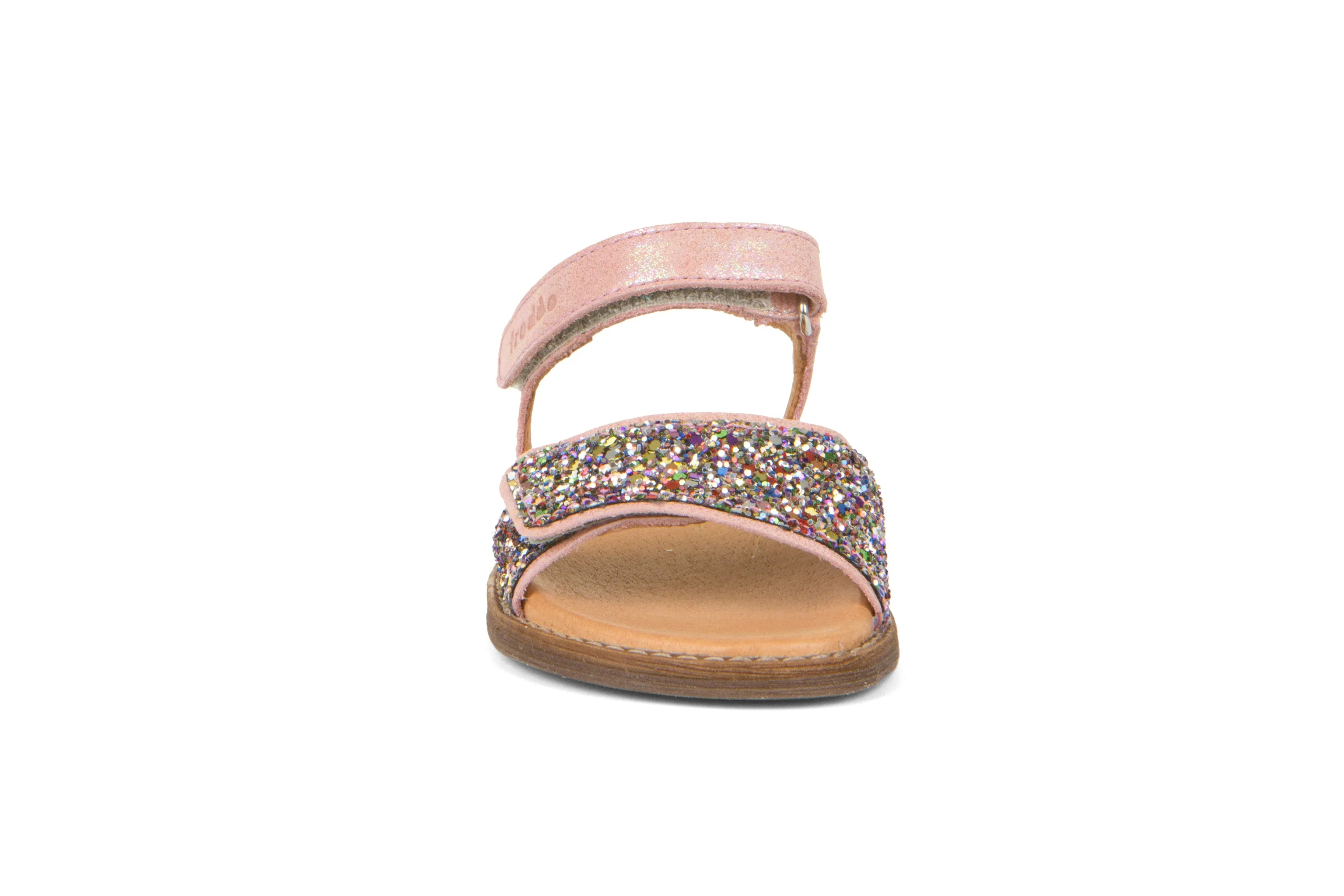 Froddo Girl's Lore Sparkle Sandals - Pink Shine Wedge Comfortable Sandals