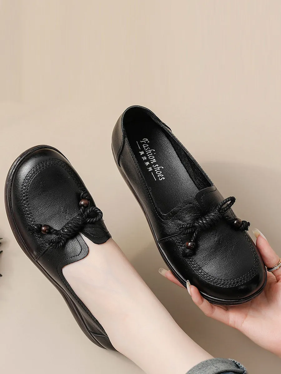 Clean Basketball Shoes Women Autumn Genuine Leather Solid Platform Shoes AT1037