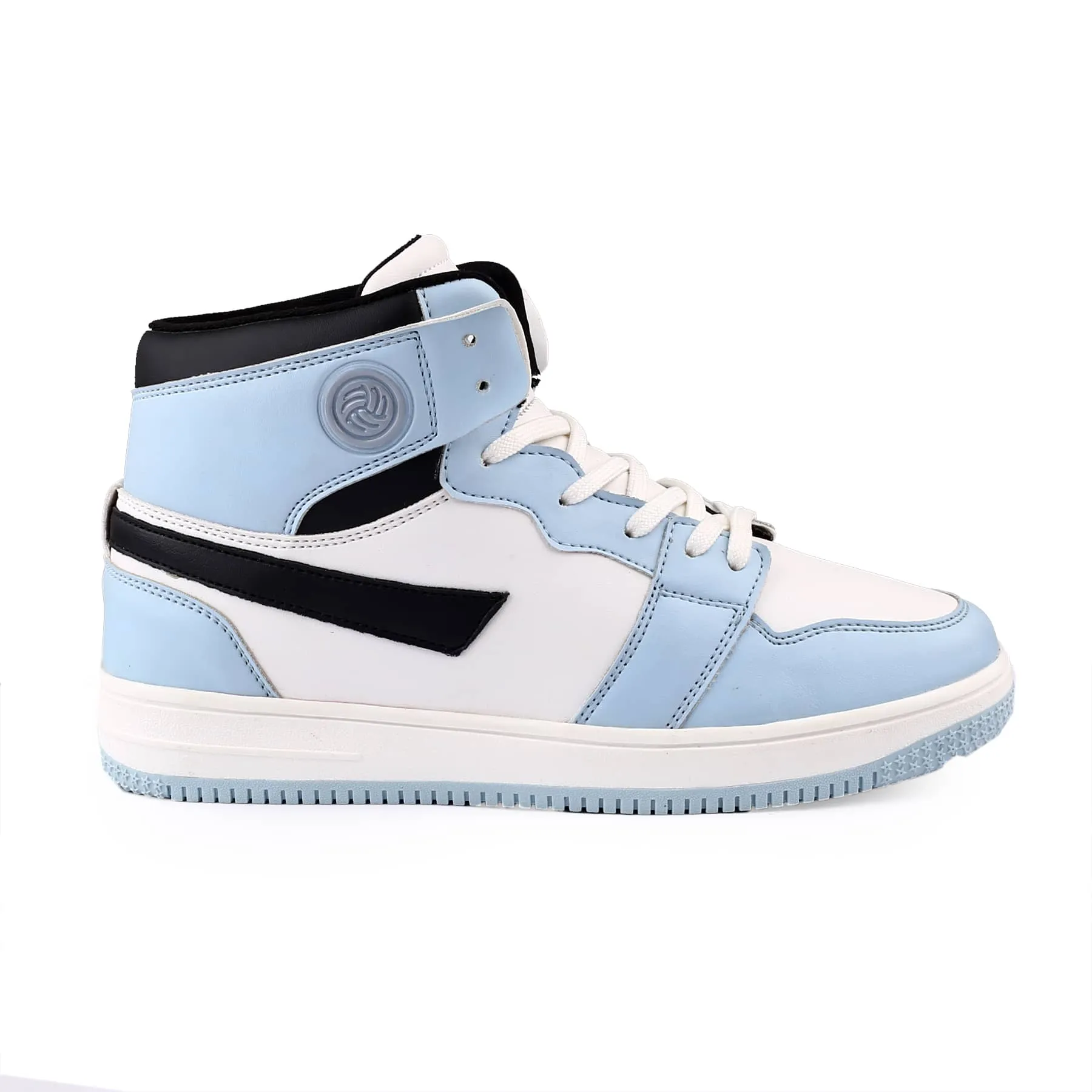 Saucony Trail Sneakers Bacca Bucci Femme High-Top Harmony SneakersElegant Pastel Blue and Pink Women's Lace-Ups