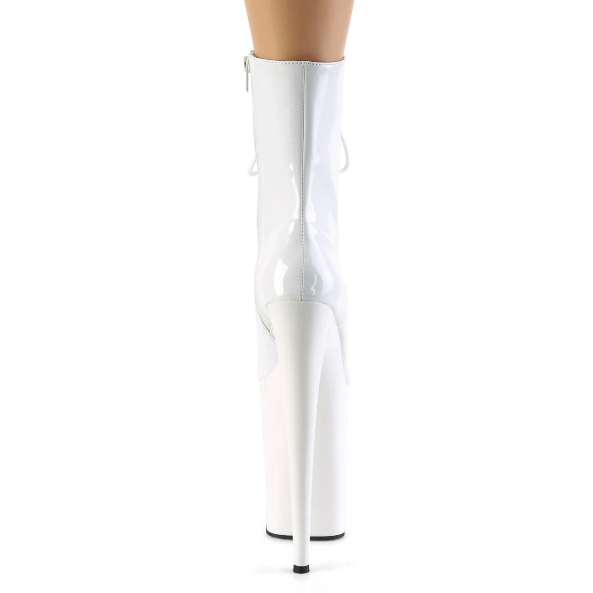 9 Inch Heel INFINITY-1020 White Pat Clark Boots