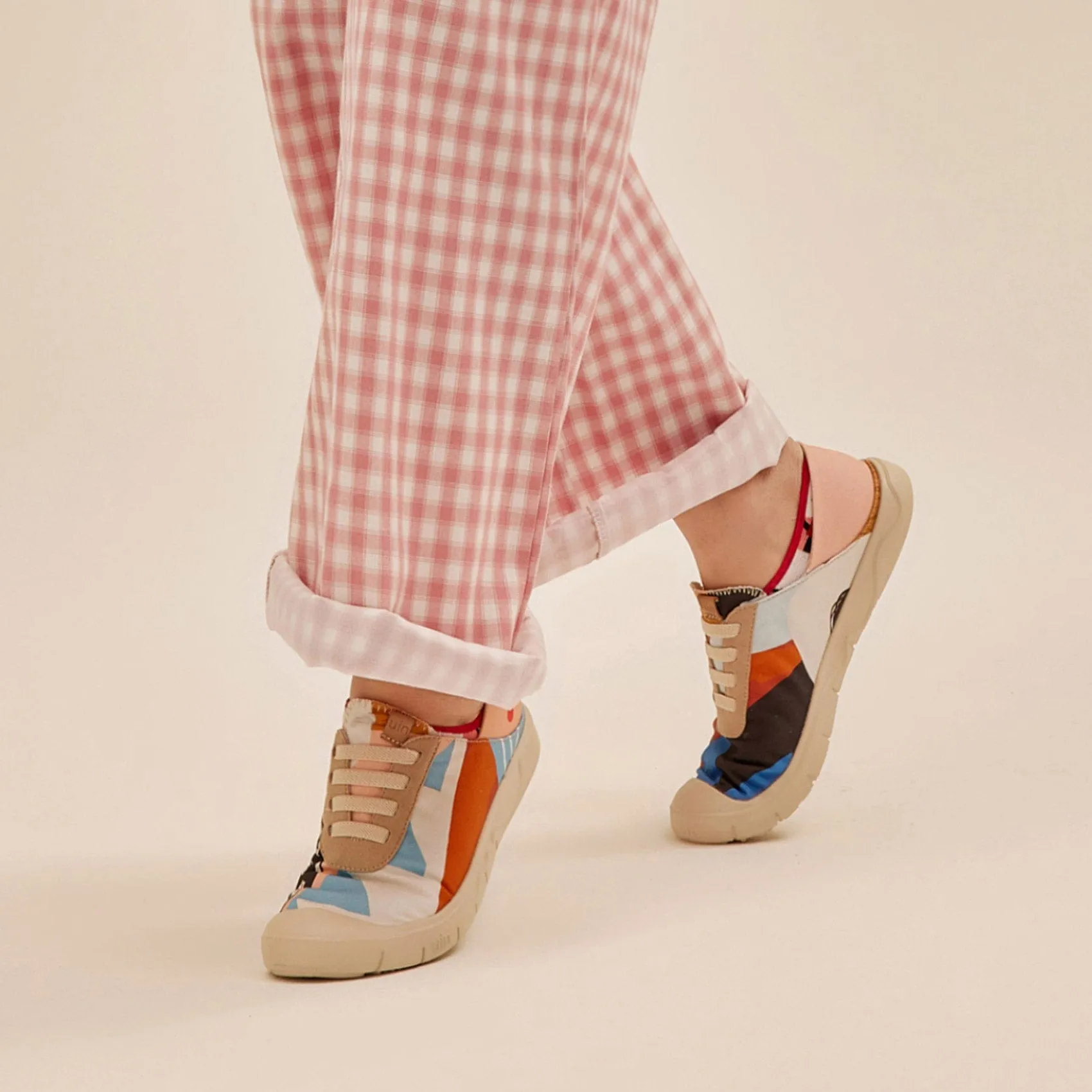 High Wedge Sneakers Geometric Garden Cadiz VII Women