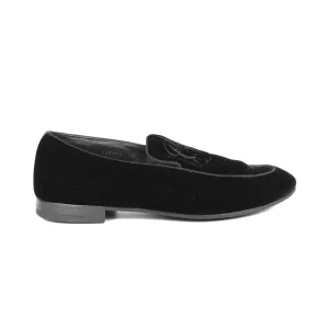 Narrow Loafers Giorgio Armani Velvet Loafers - Men's 8.5