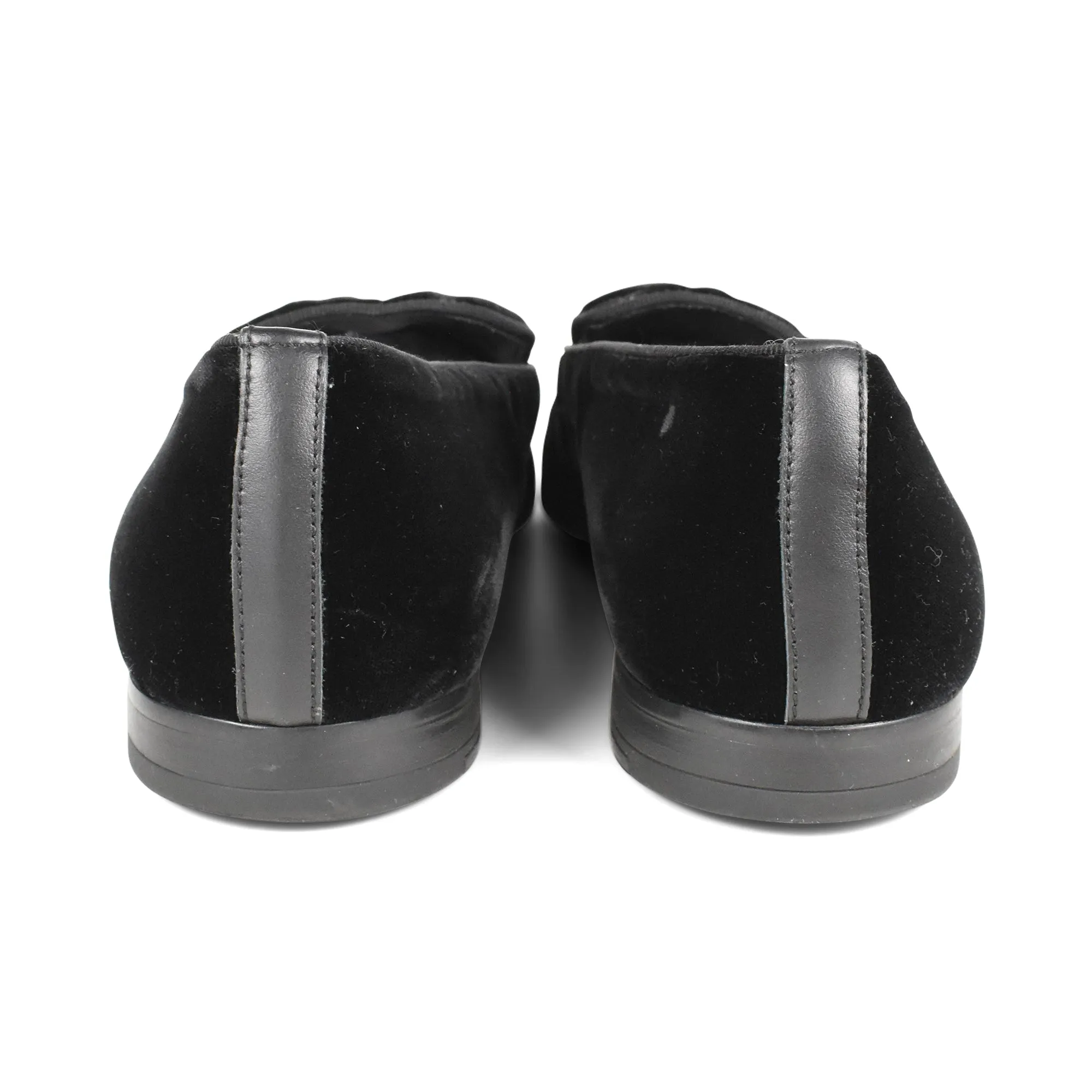 Giorgio Armani Velvet Loafers - Men's 8.5 Penny Loafers 1950s