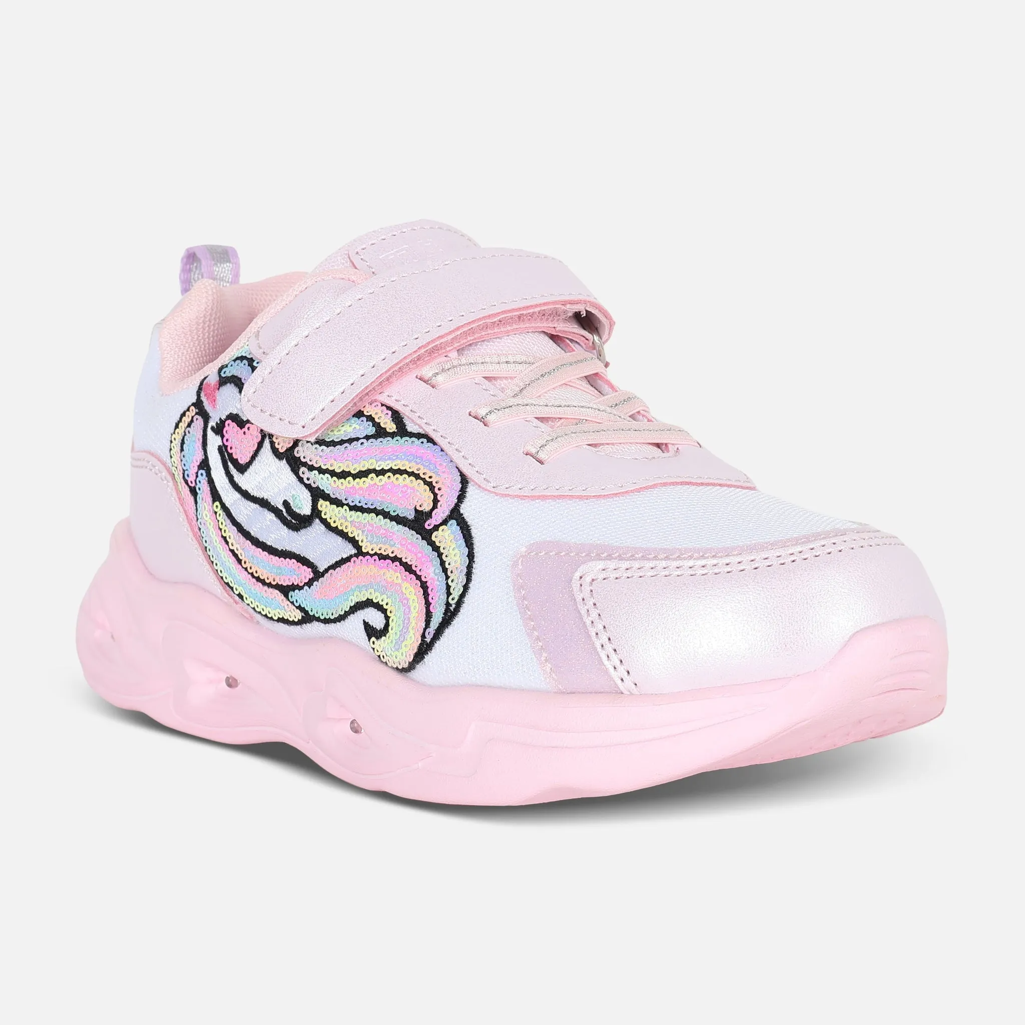 GIRLS LIGHT VELCRO SHOES Nitro Running Shoes