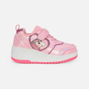 Running Shoes With Jeans GIRLS WHEELS VELCRO SHOES