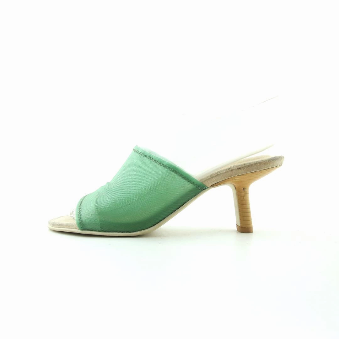 Beach Heel Sandals VINCE. JOAN MESH