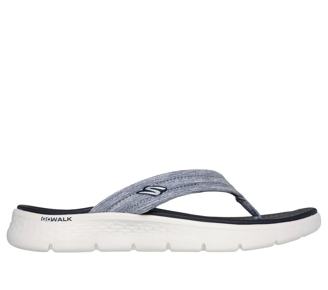 GO WALK FLEX SANDAL - OVERJOY - NAVY Anti Flat Shoe