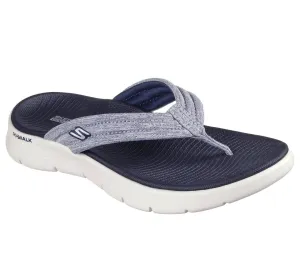 GO WALK FLEX SANDAL - OVERJOY - NAVY Heel Pain When Wearing