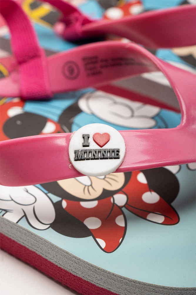 Flipped Flop Minnie Mouse Flip Flops Blue