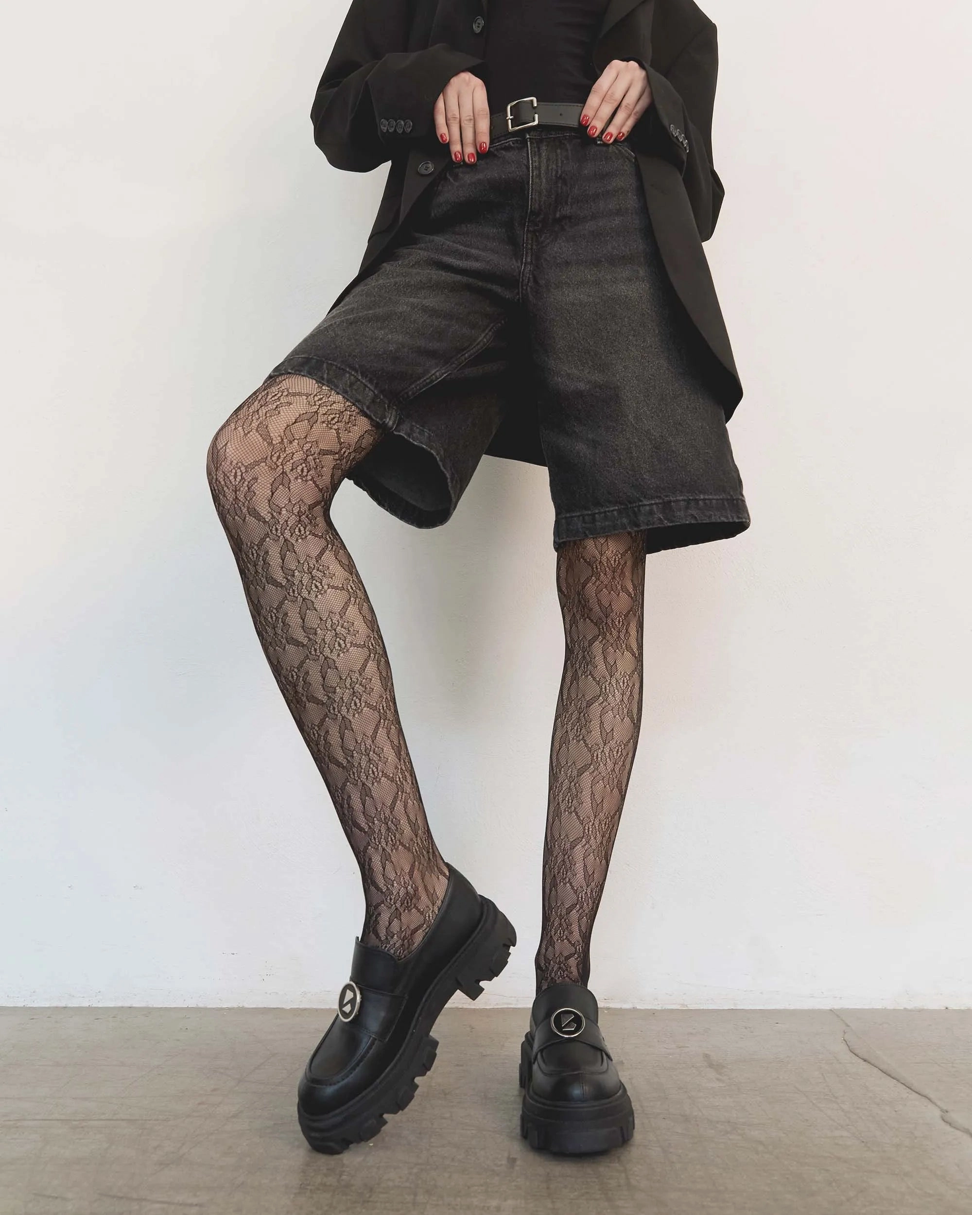 Crystal Loafers Blocky Loafers made of grape-based vegan leather