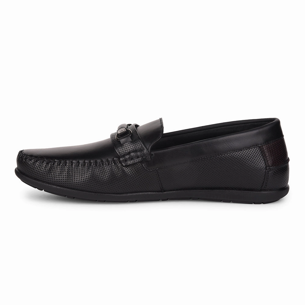 Loafers Size 6 Healers Black Casual Loafers For Men OSL-31 By Liberty