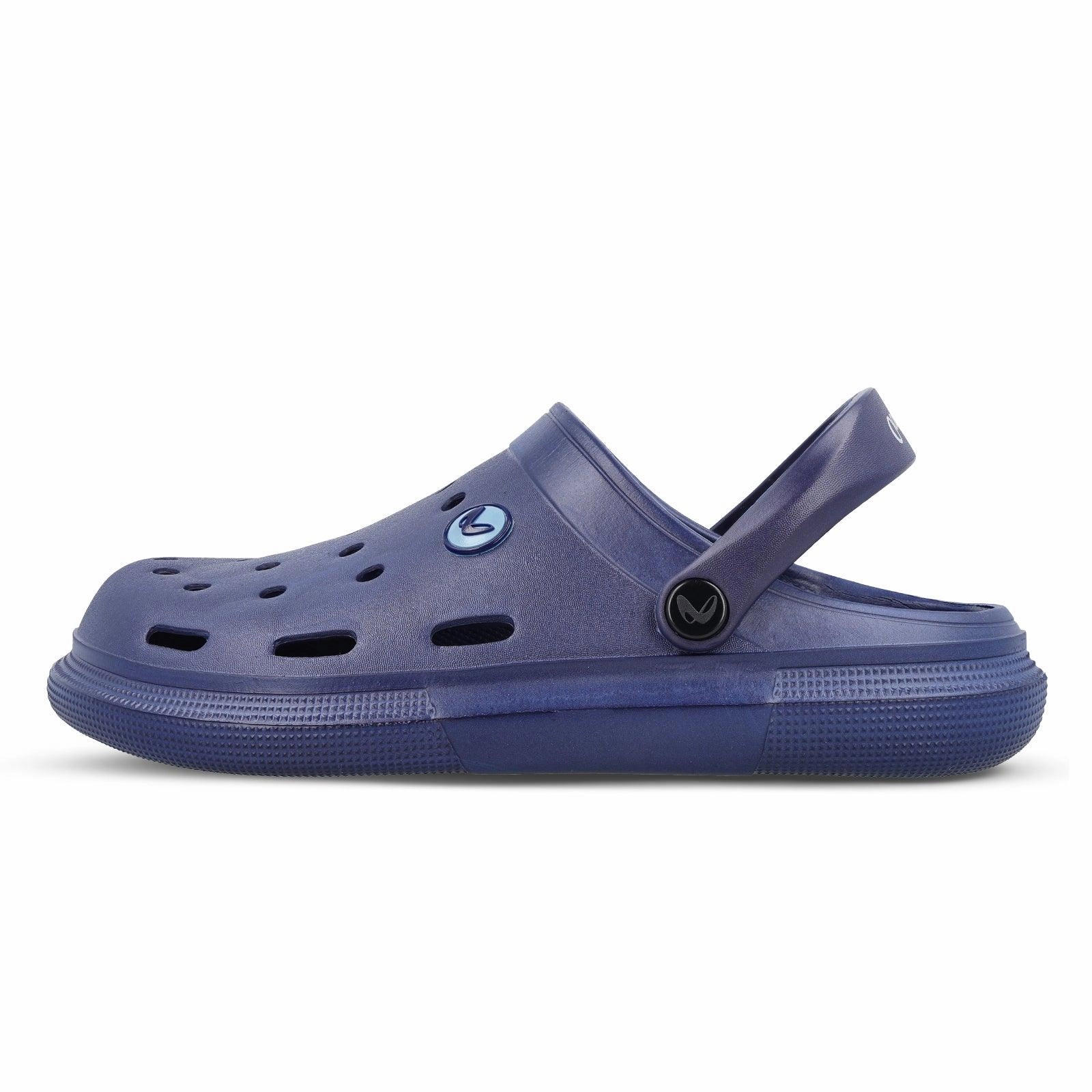 Slip On Deck Boots Men's Clogs  - WC4843 Navy Blue