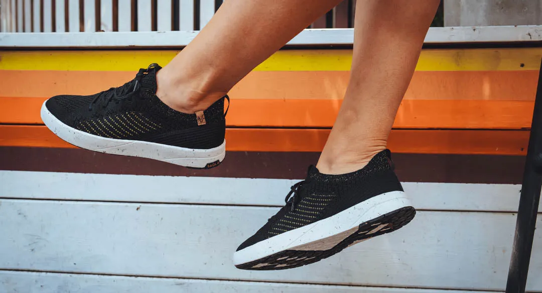 Cannon Knit 3 W Black Gold Birdies Sneakers