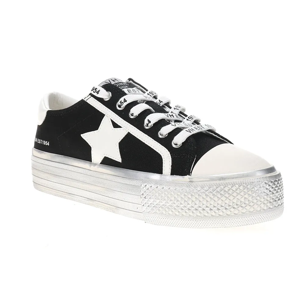Amaze Metallic Lace Up Sneakers Brooke Sneakers