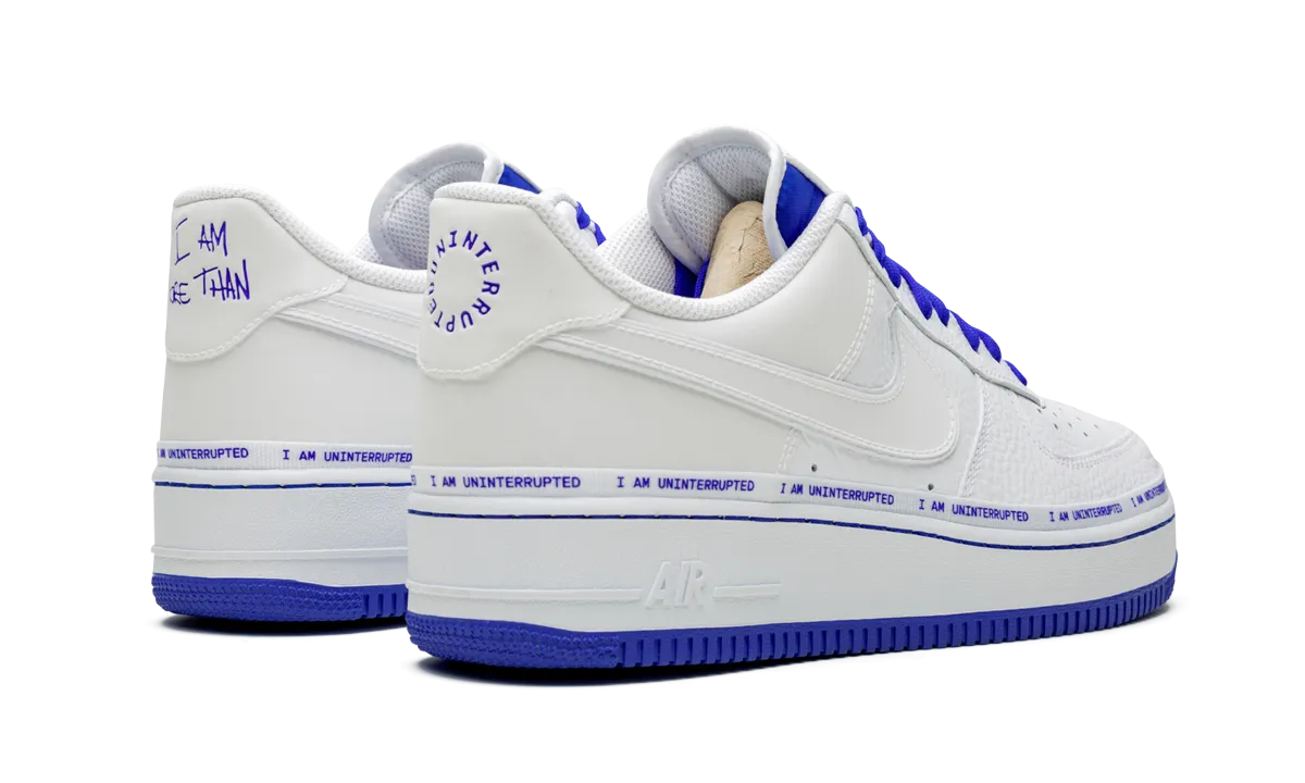 Air Force 1 '07 MTAA QS "Uninterrupted More Than An Athlete" Nike Vapor Zoom Tennis Shoes