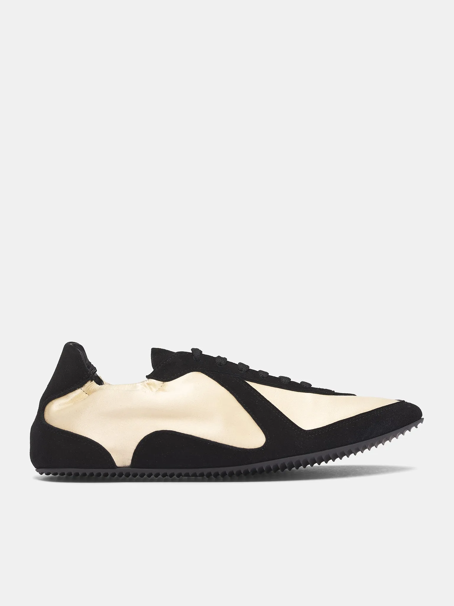 Roadie Satin Sneakers (25039046-CUSTARD-BLACK) Asics Platform Sneakers