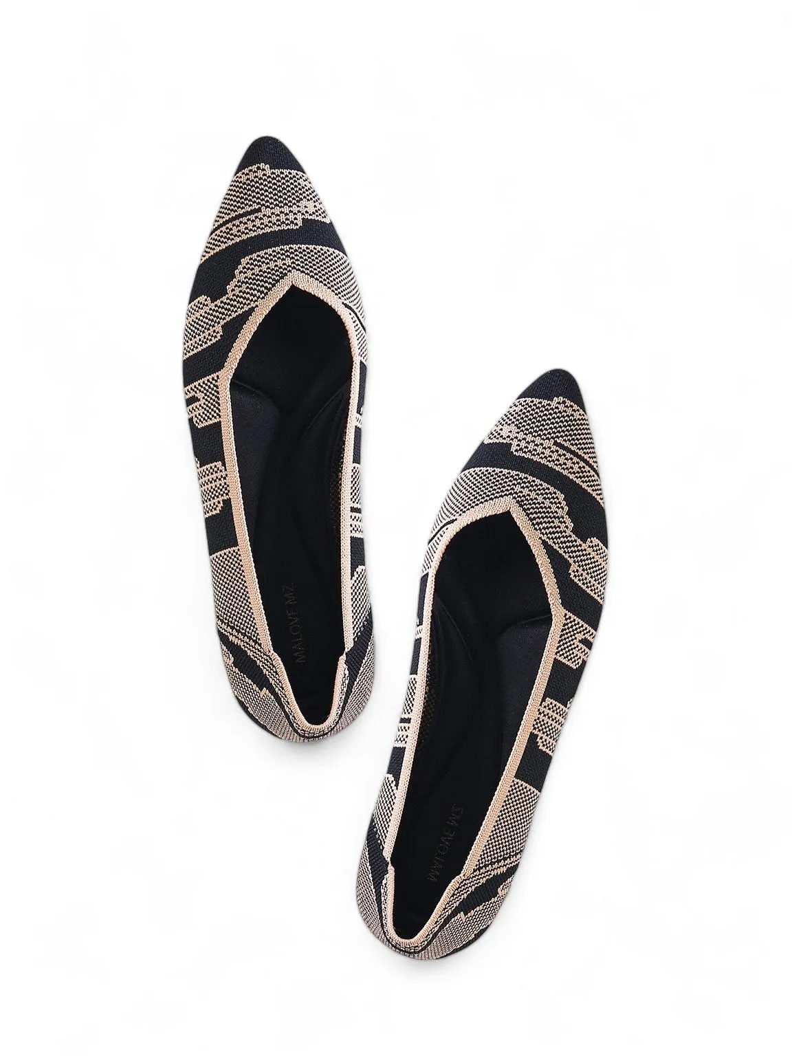 White Flats Shoes Wild Instinct Ballerina Flats
