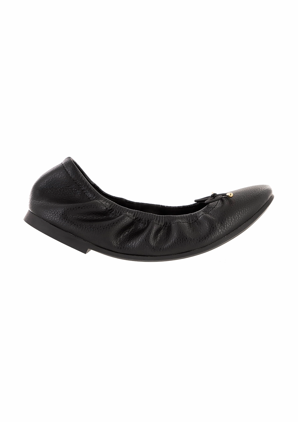 URI - BLACK Crocodile Flat Shoes