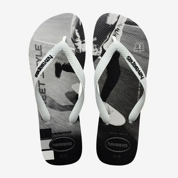 Sandals Secrets HAVAIANAS HYPE - WHITE.WHITE.BLACK
