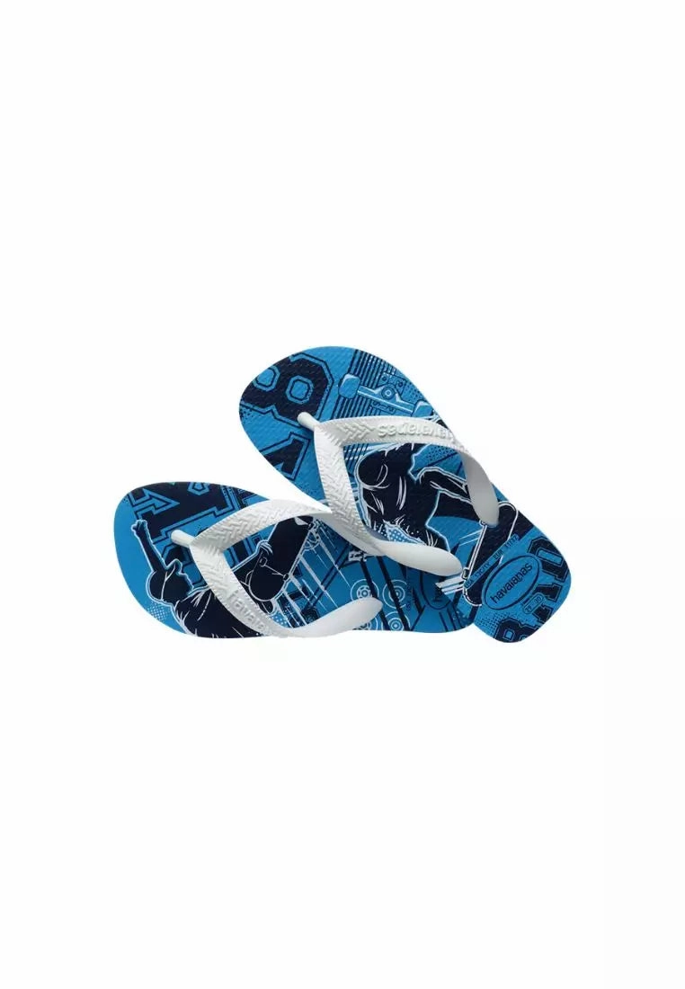 HAVAIANAS KIDS ATLHETIC - TURQUOISE Denim Slip Ons