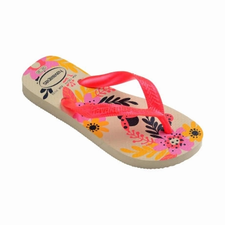 Tabi Slip On HAVAIANAS KIDS FLORES - BEIGE