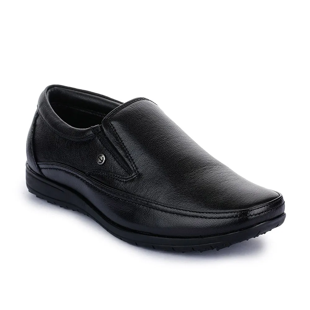 Healers Black Formal Non Lacing Shoes For Men HA1-11 By Liberty Tennis Shoe Dress Shoe