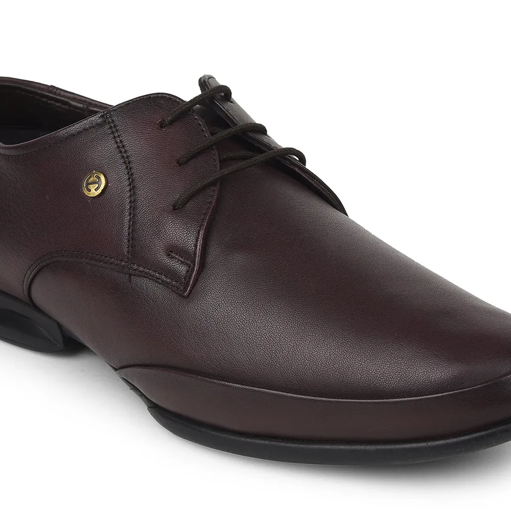 Shoes For Formal Dress Healers Brown Formal Lacing Derby Shoes For Mens J757-02 By Liberty