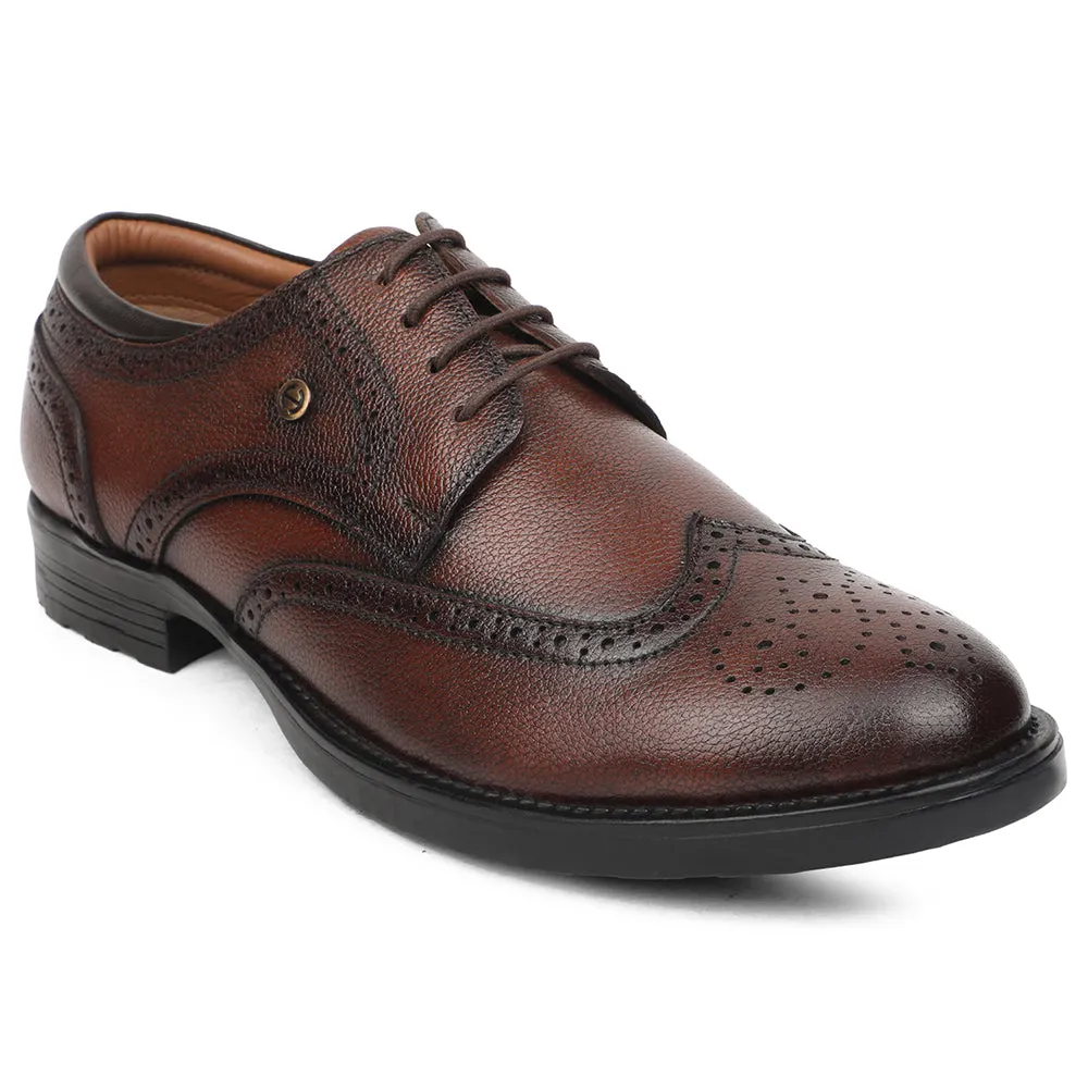 Chinos With Dress Shoes Healers Brown Formal Lacing Oxford Shoes For Men UDL-12 By Liberty