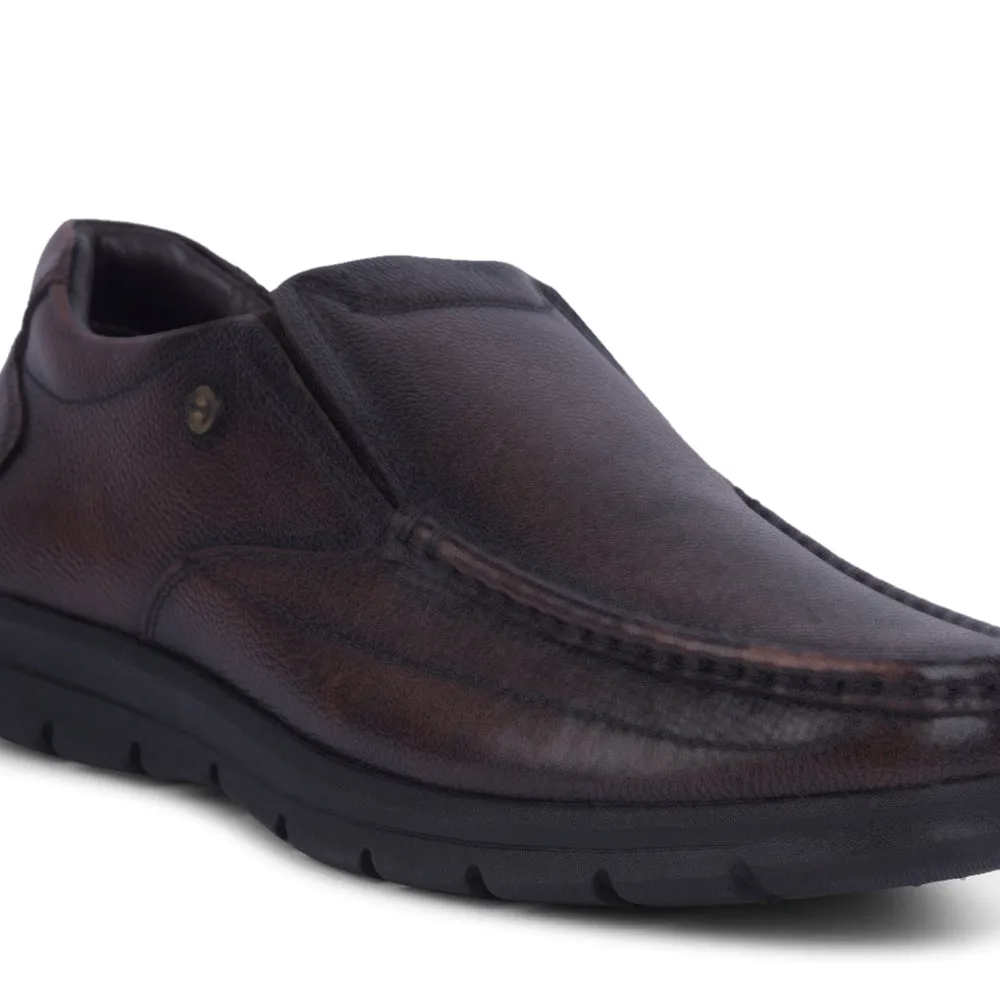 Soles For Dress Shoes Healers Brown Formal Non Lacing Moccasin For Men OSL-22 By Liberty
