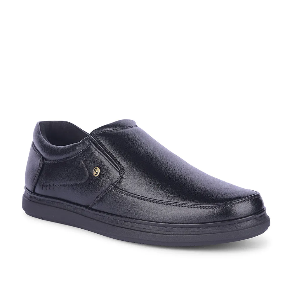 Healers By Liberty Mens ERL-16 Black Formal Non Lacing Shoes Sneakers That Look Like Dress Shoes