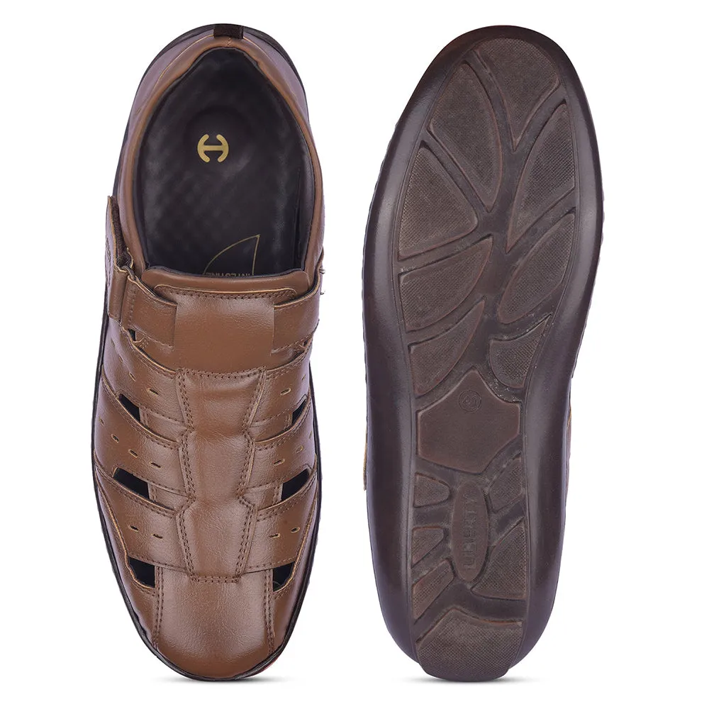 Seawater Sandals Healers By Liberty Mens LB130-500E Tan Casual Sandal