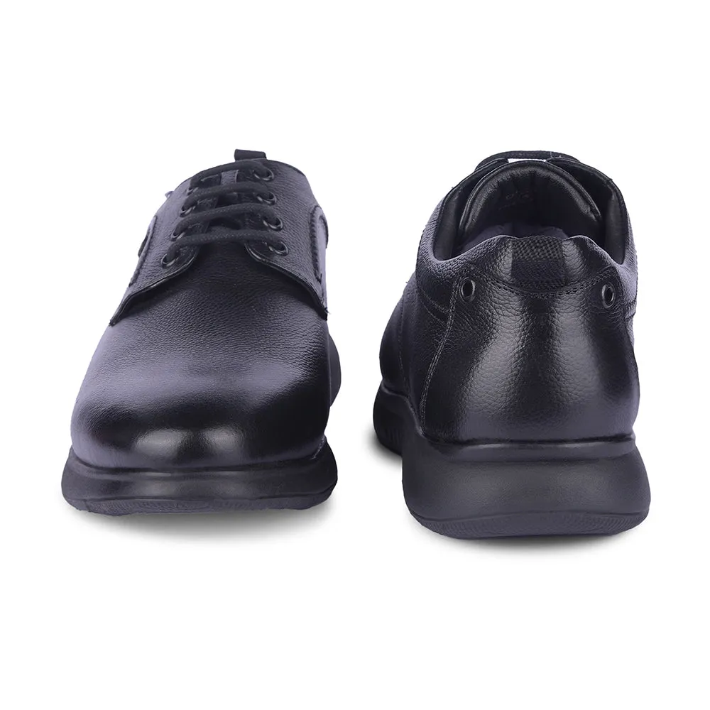 Healers By Liberty Mens OSL-42 Black Formal Lacing Shoes Sockless Dress Shoes