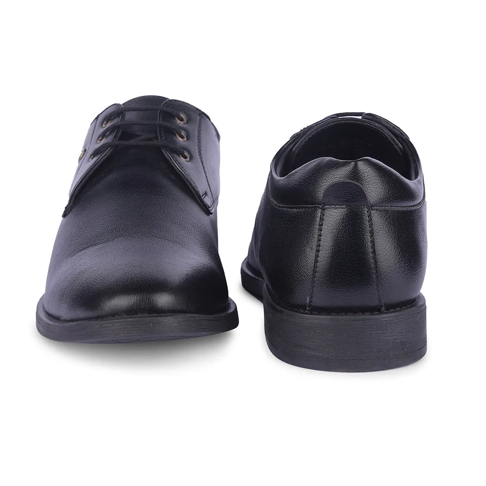 Slip Dress Shoes Healers By Liberty Mens SAGAR-16 Black Formal Lacing Shoes