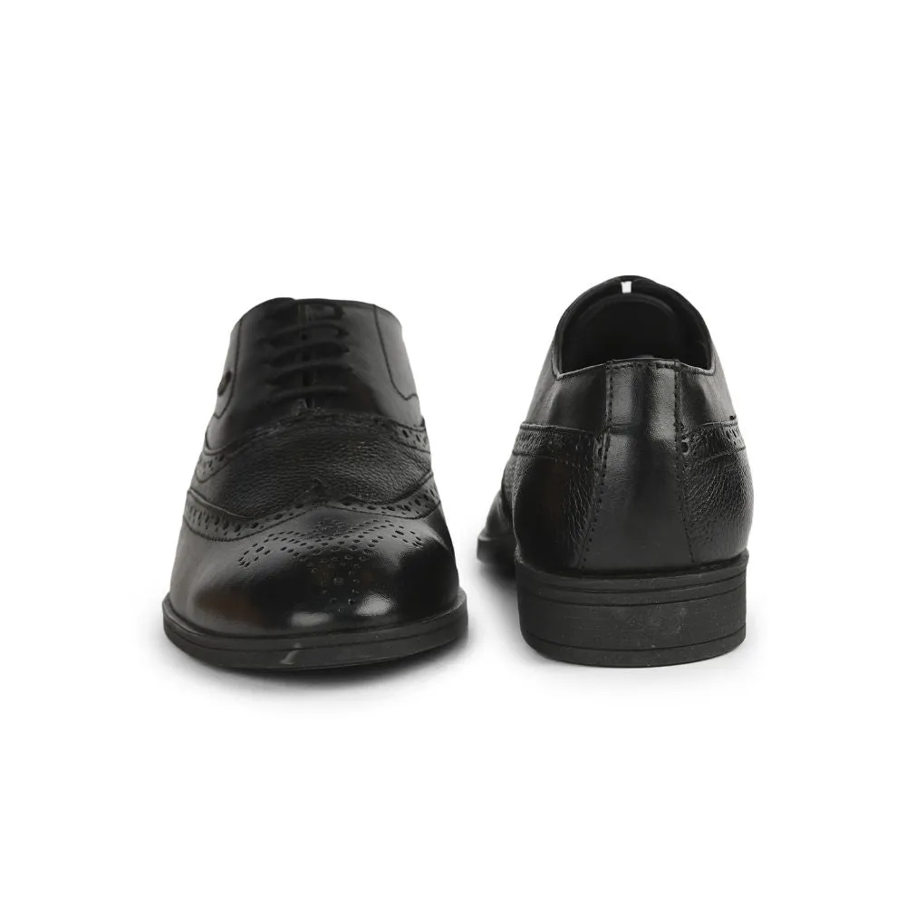 Healers Formal Black Lacing Brogue Shoes For Men AV-20 By Liberty Ladies Dress Shoes