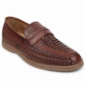 Healers Brown Casual Loafers For Men ASF-5 By Liberty Windsor Smith Loafers