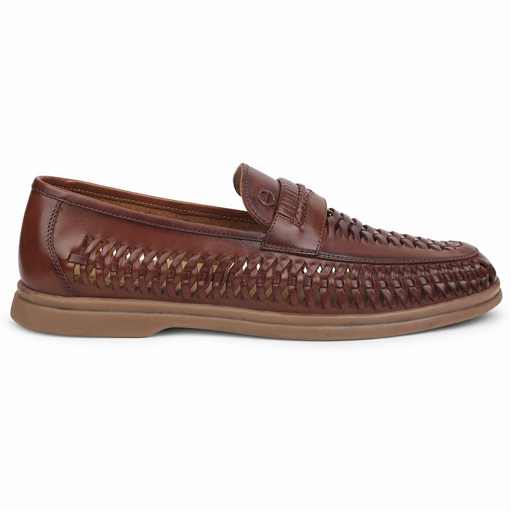 Healers Brown Casual Loafers For Men ASF-5 By Liberty Suede Espadrille Loafers Buy