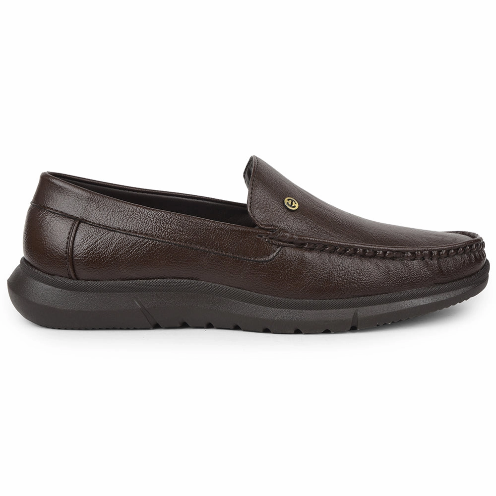 Healers Brown Formal Loafers For Men VSL-3 By Liberty Do Marten Loafers