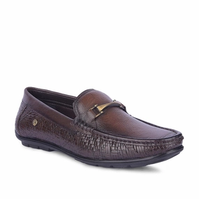 Healers By Liberty Mens OSL-49 Brown Formal Loafers Affordable Loafers