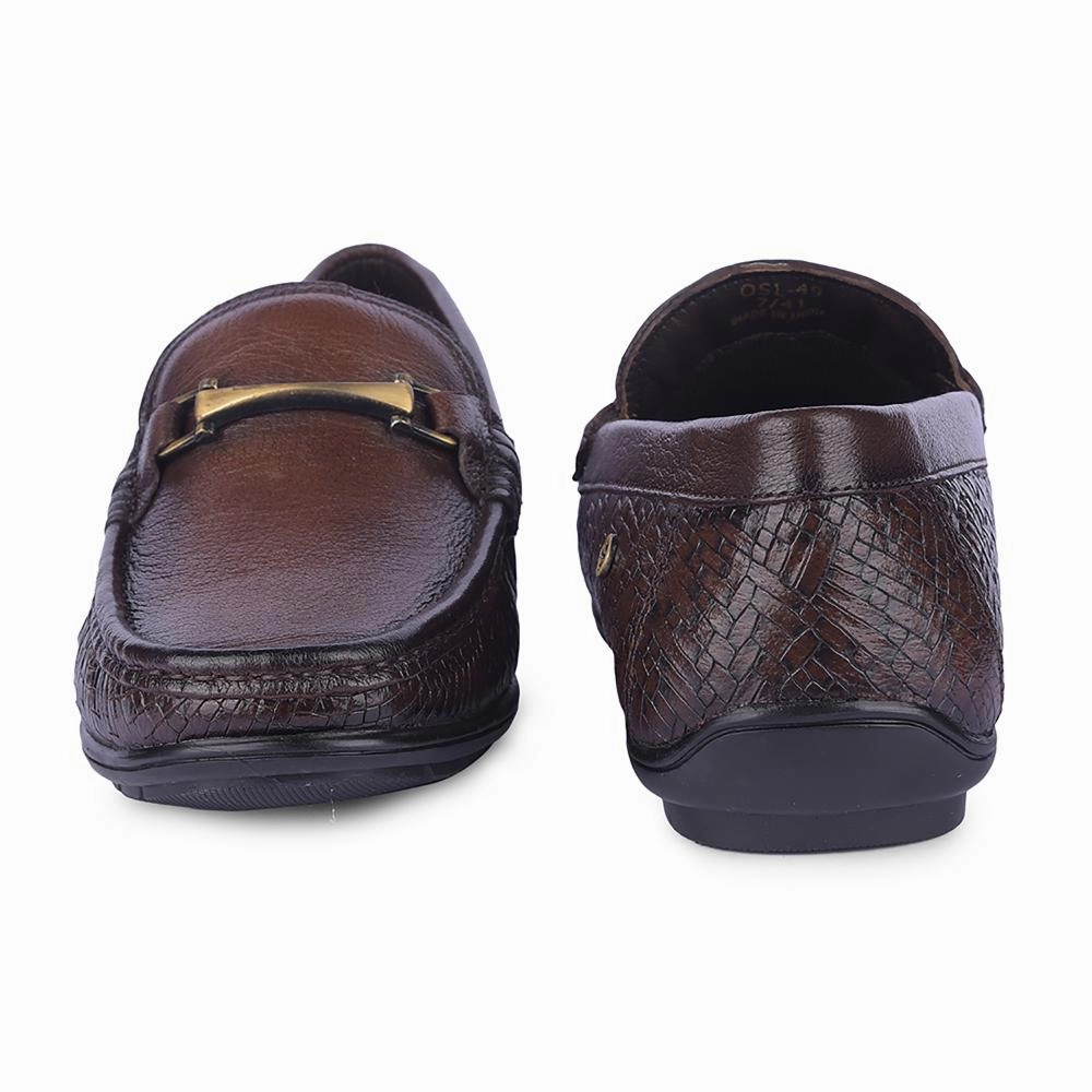 Healers By Liberty Mens OSL-49 Brown Formal Loafers Loafers Tux