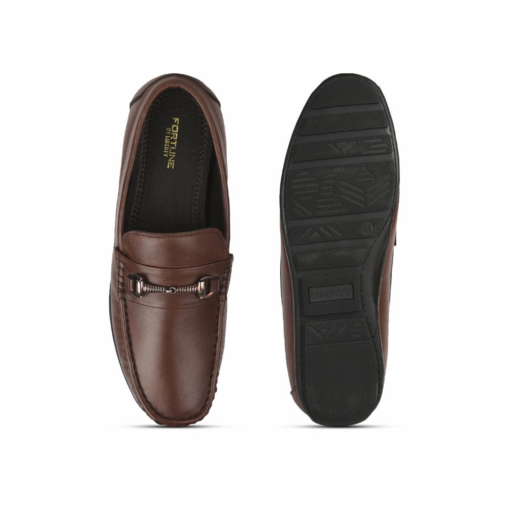 Spike Loafers Healers Casual Cherry Non lacing Loafers For Men JPL-253 By Liberty