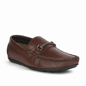 Healers Casual Cherry Non lacing Loafers For Men JPL-253 By Liberty Michael Kors Penny Loafers
