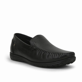 Healers Casual Non lacing Loafers Shoes For Men (Black) JPL-271 By Liberty Turkish Loafers